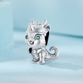 Charms ze srebra próby 925 mały smok