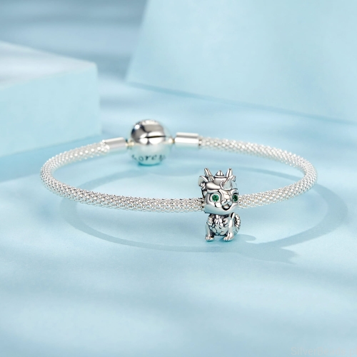 Uniwersalny charms smok do bransoletek modułowych Pandora, Apart, Yes, Kruk i innych.