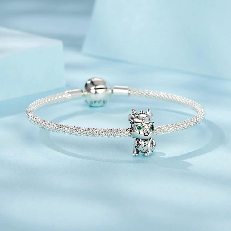 Uniwersalny charms smok do bransoletek modułowych Pandora, Apart, Yes, Kruk i innych.