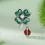charms do bransoletki modułowej Czterolistna koniczynka z biedronką