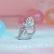 srebrny charms próba 925 miś