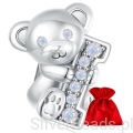 Opakowanie prezentowe gratis do każdego zamówienia koralików charms miś z kolekcji I LOVE YOU