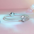 Charms ze srebra próby 925 miś z kolekcji I LOVE YOU