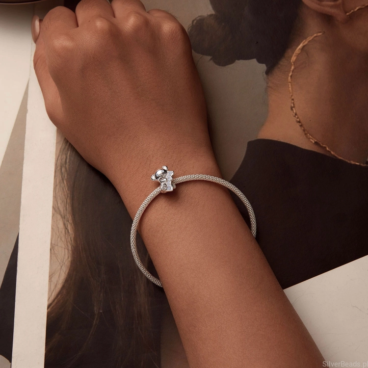 Uniwersalny charms miś do bransoletek modułowych Pandora, Apart, Yes, Kruk i innych.