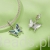 charms zawieszka motylek ze srebra 925