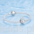 srebrny charms dla ukochanej z grawerem forever love