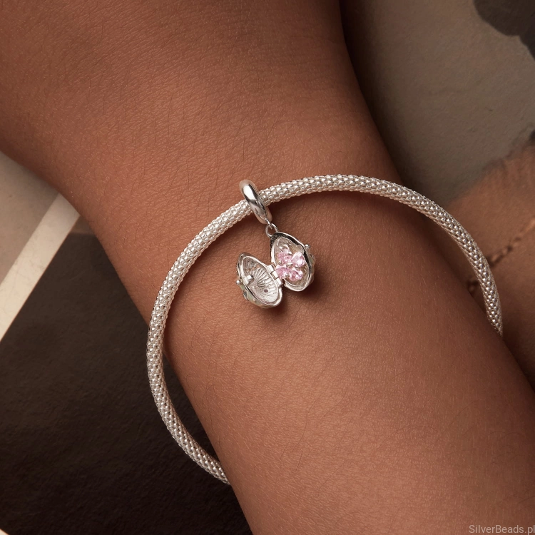 srebrny charms próba 925 jajko faberge