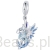 Latający smok srebrny charms zawieszka beads srebro 925