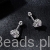 kolczyki serduszka Moissanity 0,15 ct srebro 925