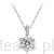 Srebrny naszyjnik  Moissanit 1,0 ct srebro 925 rozmiar L
