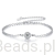 Bransoletka Moissanit 5,0 x 5,0 mm 0,5ct srebrna 925
