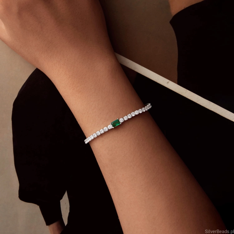 elegancka bransoletka ze srebra 925
