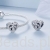 Charms srebro 925 serce z irysem koralik do bransoletki modułowej charms