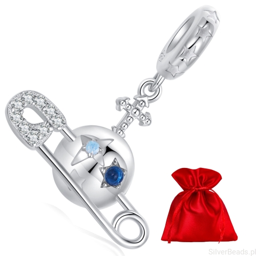 Elegancki satynowy woreczek gratis do każdego zamówienia koralików charms  planeta
