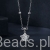 elegancki naszyjnik ze srebra z moissanitem