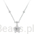 Srebrny naszyjnika zawieszka gwiazdka z Moissanitem 0,5 ct srebro 925