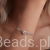 elegancka bransoletka z serduszkiem z moissanitu srebro 925