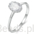 Srebrny pierścionek z owalnym Moissanitem 1,0 ct srebro 925