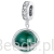 Planeta z malachitu charms srebrna zawieszka beads srebro 925