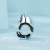 srebrny charms próba 925 mała panda