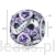 Wymiary koralika charms ze srebra próby 925 beads miesiąc luty