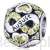 Srebrny charms koralik miesiąc sierpień z kryształkami beads srebro 925
