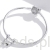 Charms srebro 925 splecione dłonie koralik do bransoletki modułowej charms