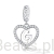 Charms srebro 925 Literka G w serduszku koralik do bransoletki modułowej charms