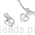Charms ze srebra próby 925 Literka S