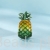 srebrny charms próba 925 Emaliowany ananas