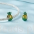 srebrny charms do bransoletki modułowej Emaliowany ananas
