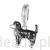 Piesek rasy Border Collie charms srebrna zawieszka beads srebro 925