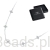 Eleganckie prezentowe pudełeczko gratis do srebrnego naszyjnika z kryształowymi kwiatuszkami
