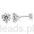 Srebrne sztyfty kolczyki z Moissanitami 6,5x6,5mm 1,0ct srebro 925 rozmiar L