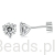 Srebrne sztyfty kolczyki z Moissanitami 5,0x5,0mm 0,5ct srebro 925 rozmiar M