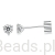 Srebrne sztyfty kolczyki z Moissanitami 3,0,x3,0mm 0,1ct srebro 925 rozmiar S