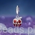 srebrny charms próba 925 Zatrute jabłko