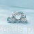 Charms srebro 925 Niebieski samochód koralik do bransoletki modułowej charms
