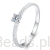 Srebrny pierścionek z Moissanitem 0,1 ct i brokatem srebro 925