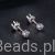 kolczyki ze srebra próby 925 z błyszczącymi moissanitami