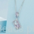 Charms ze srebra próby 925 Karta Tarota  księżyc