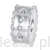 pinka w kryształy stoper srebrny charms beads srebro 925