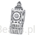 Big Ben w Londynie srebrny charms koralik srebro 925