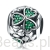 Srebrny charms kula z czterolistnych koniczynek koralik beads srebro 925