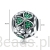 Wymiary koralika charms ze srebra próby 925 beads kula z czterolistnych koniczynek