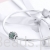 Charms srebro 925 kula z czterolistnych koniczynek koralik do bransoletki modułowej charms