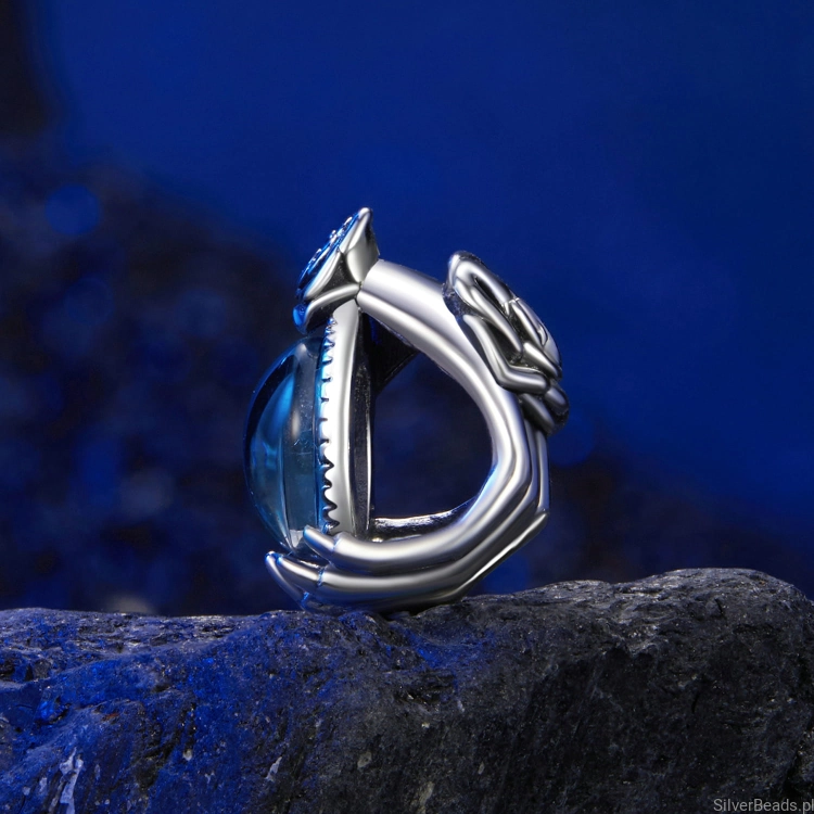 Charms srebro 925 Oko demona koralik do bransoletki modułowej charms