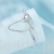 elegancka srebra bransoletka z zapięciem serce w roślinny ornament z łańcuszkiem zabezpieczającym