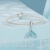 Charms srebro 925 niebieski syreni ogon koralik do bransoletki modułowej charms