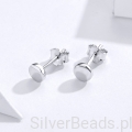 zwyczajne srebrne kolczyki
